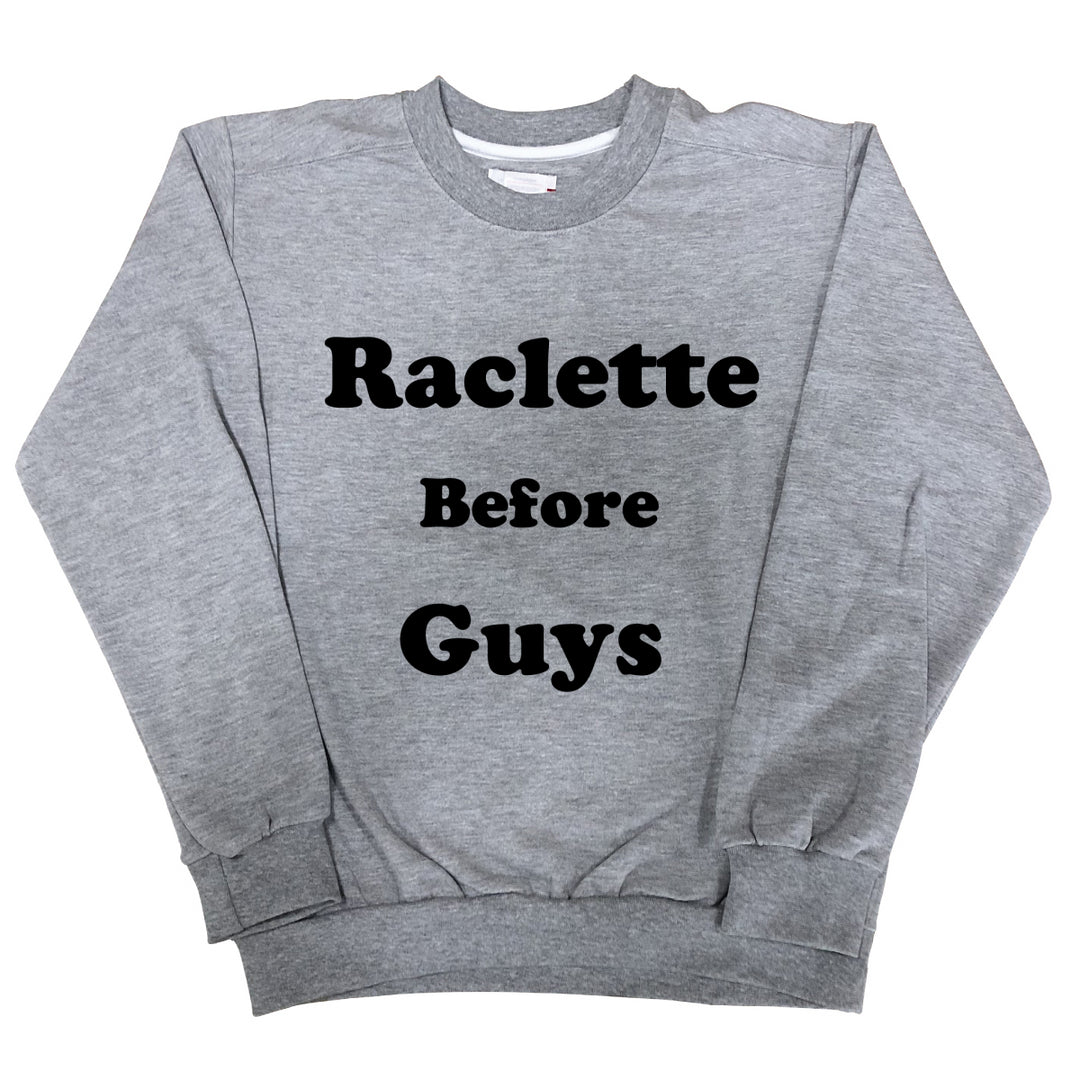 Sweat Femme Raclette before guys gris