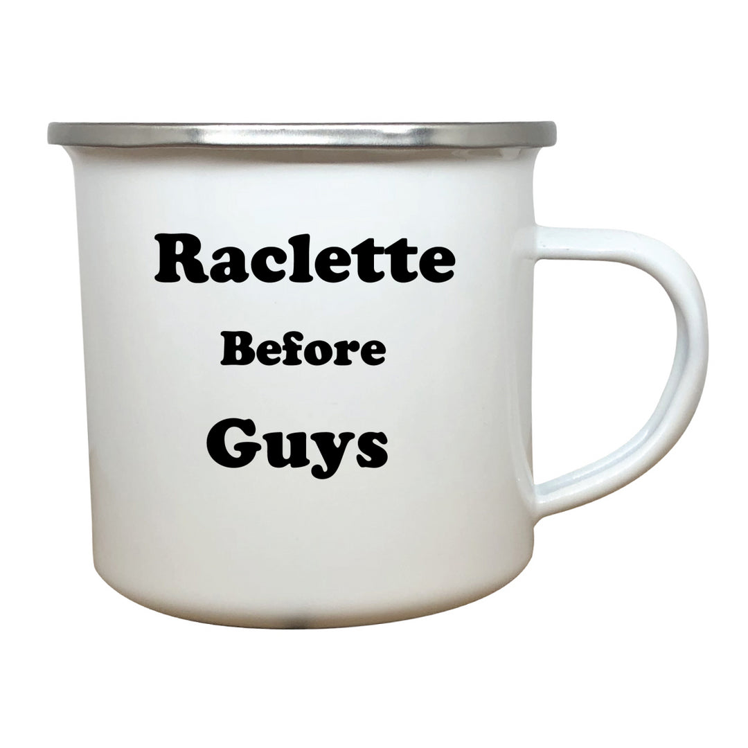 tasse émail Raclette before guys