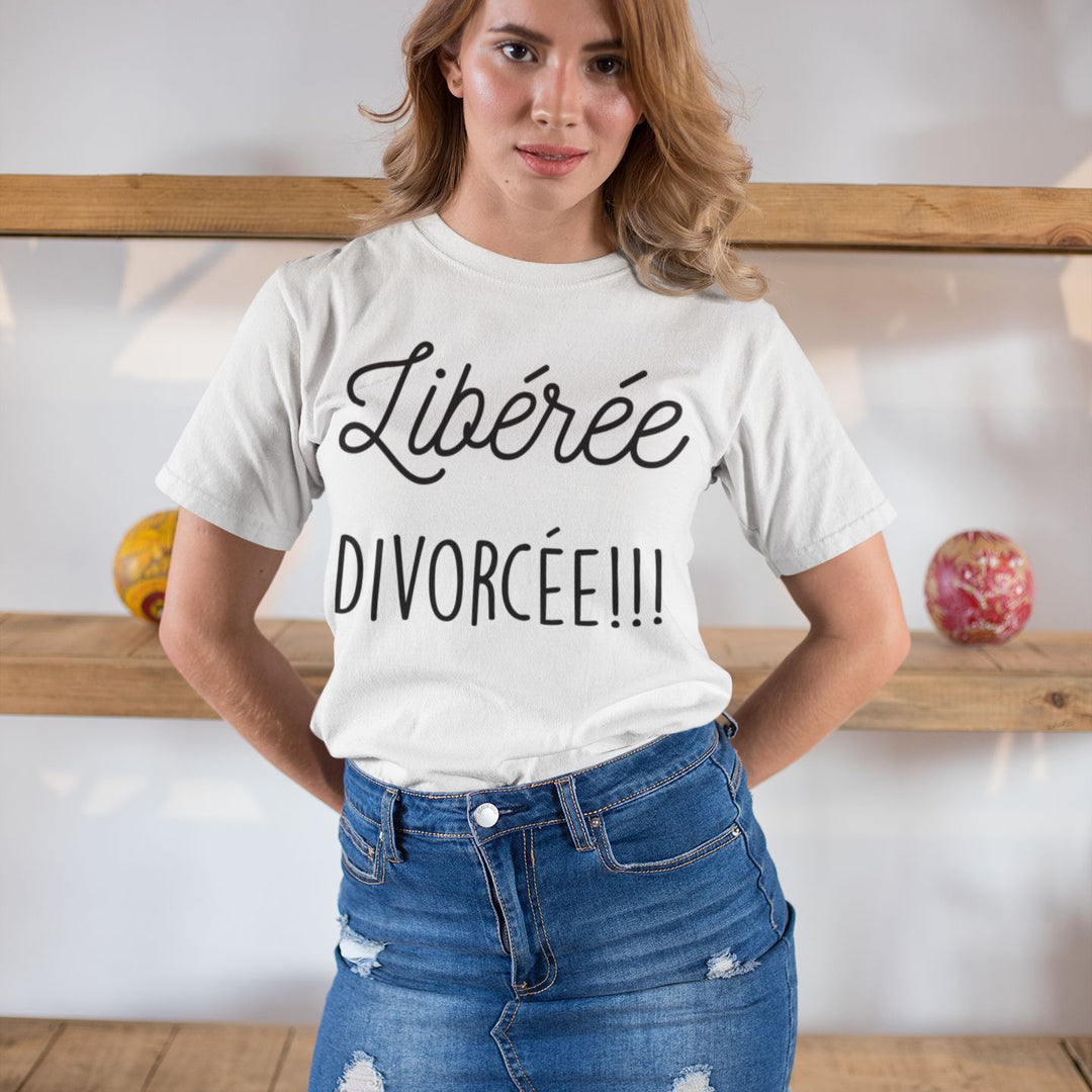 T Shirt Femme Libérée divorcée