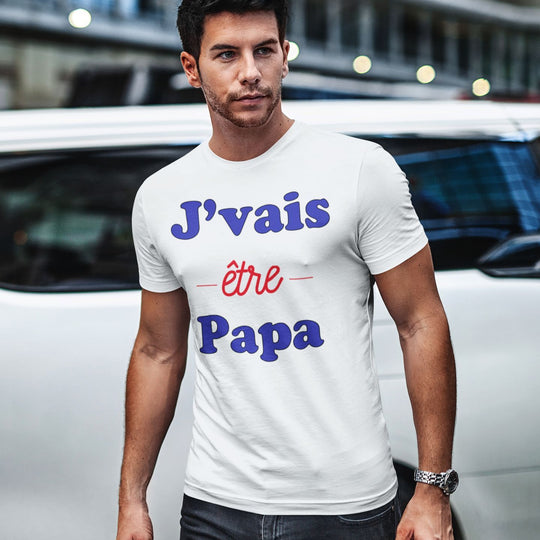 T-shirt Homme J'vais etre papa