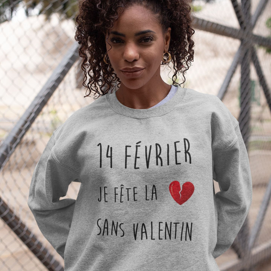 Sweat Femme sans valentin gris