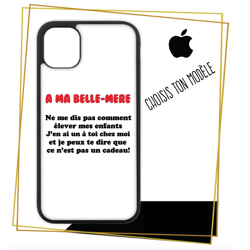 Coque iPhone A ma belle mere