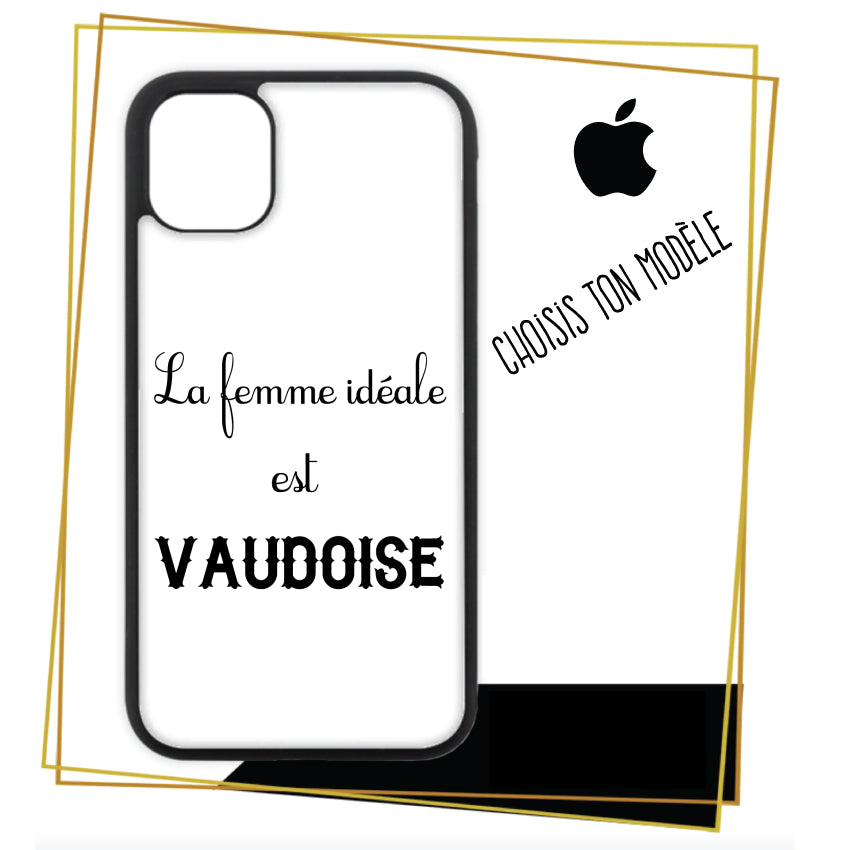 Coque iPhone La femme idéale est Vaudoise