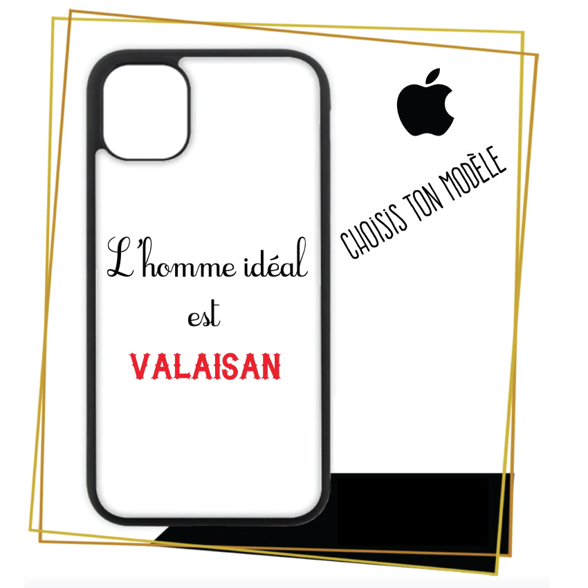 Coque iPhone L'homme ideal Valaisan 2