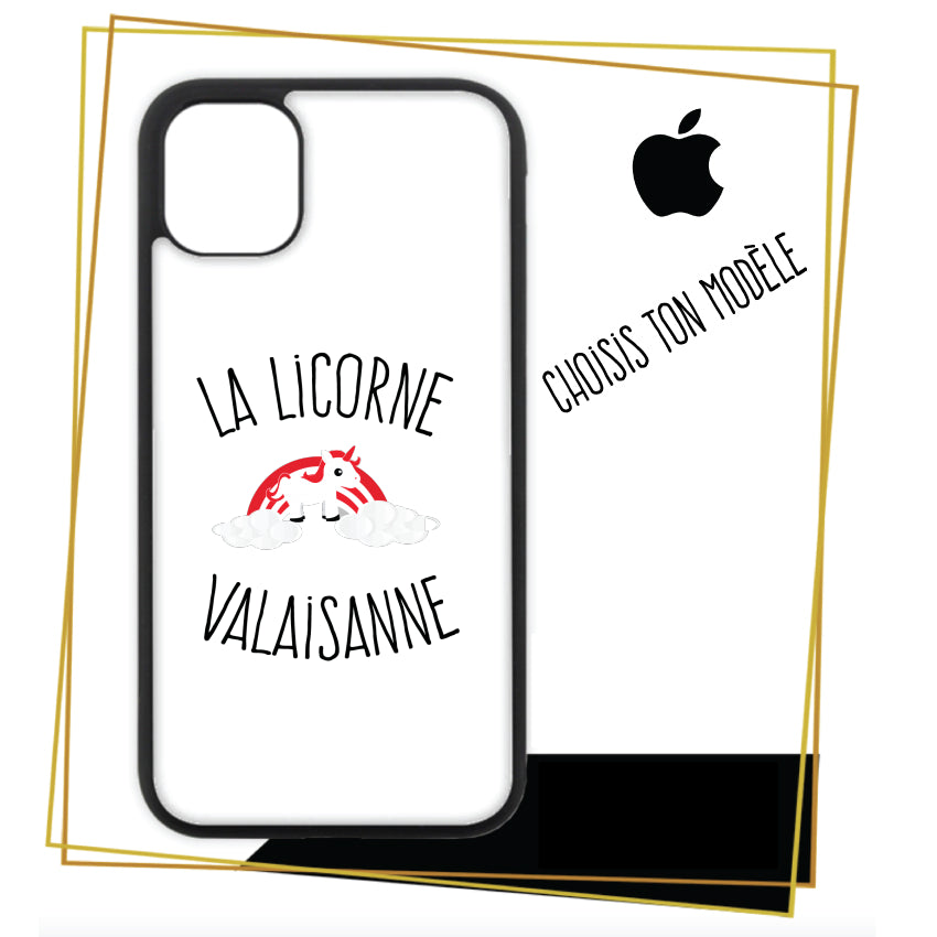 Coque iPhone Licorne valaisanne