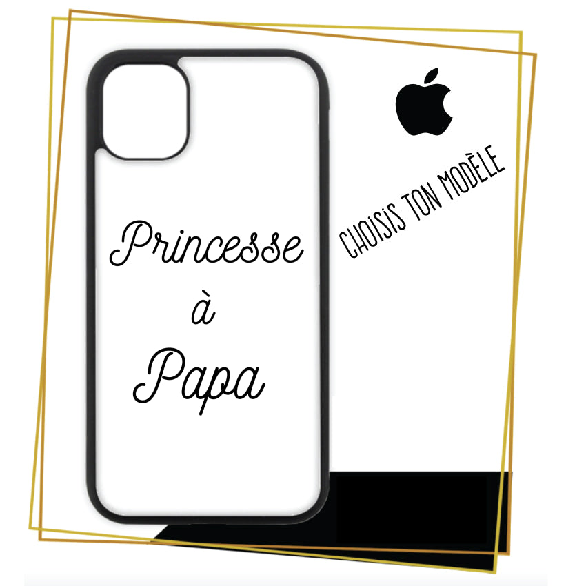 Coque iPhone Princesse a papa