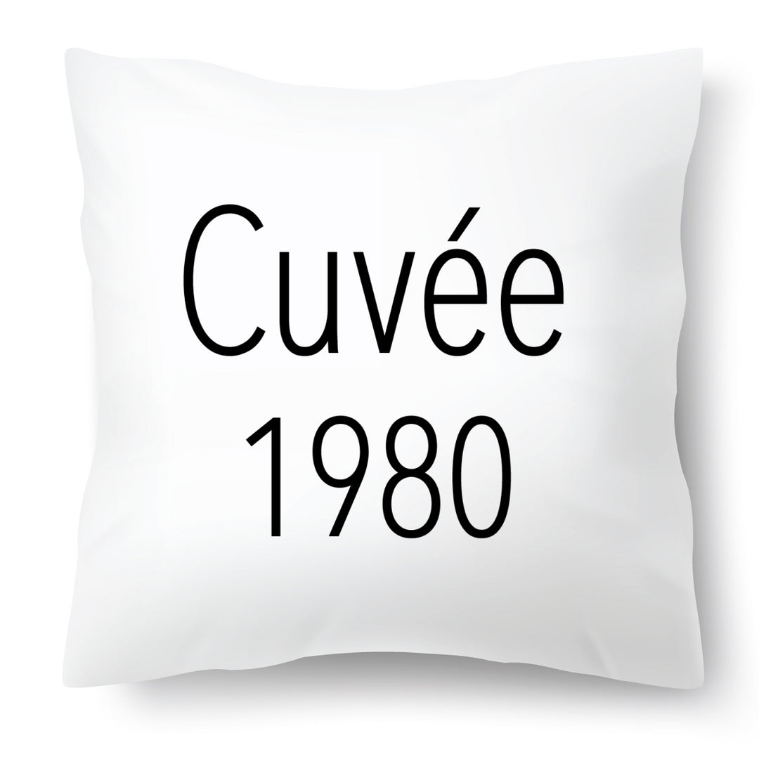 Housse de coussin Cuvée 1980