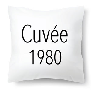 Housse de coussin Cuvée 1980