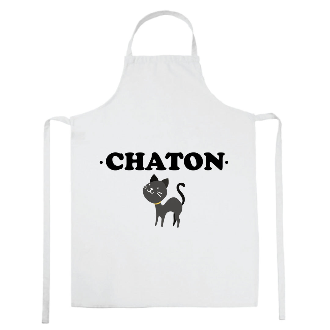 Tablier de cuisine Chaton
