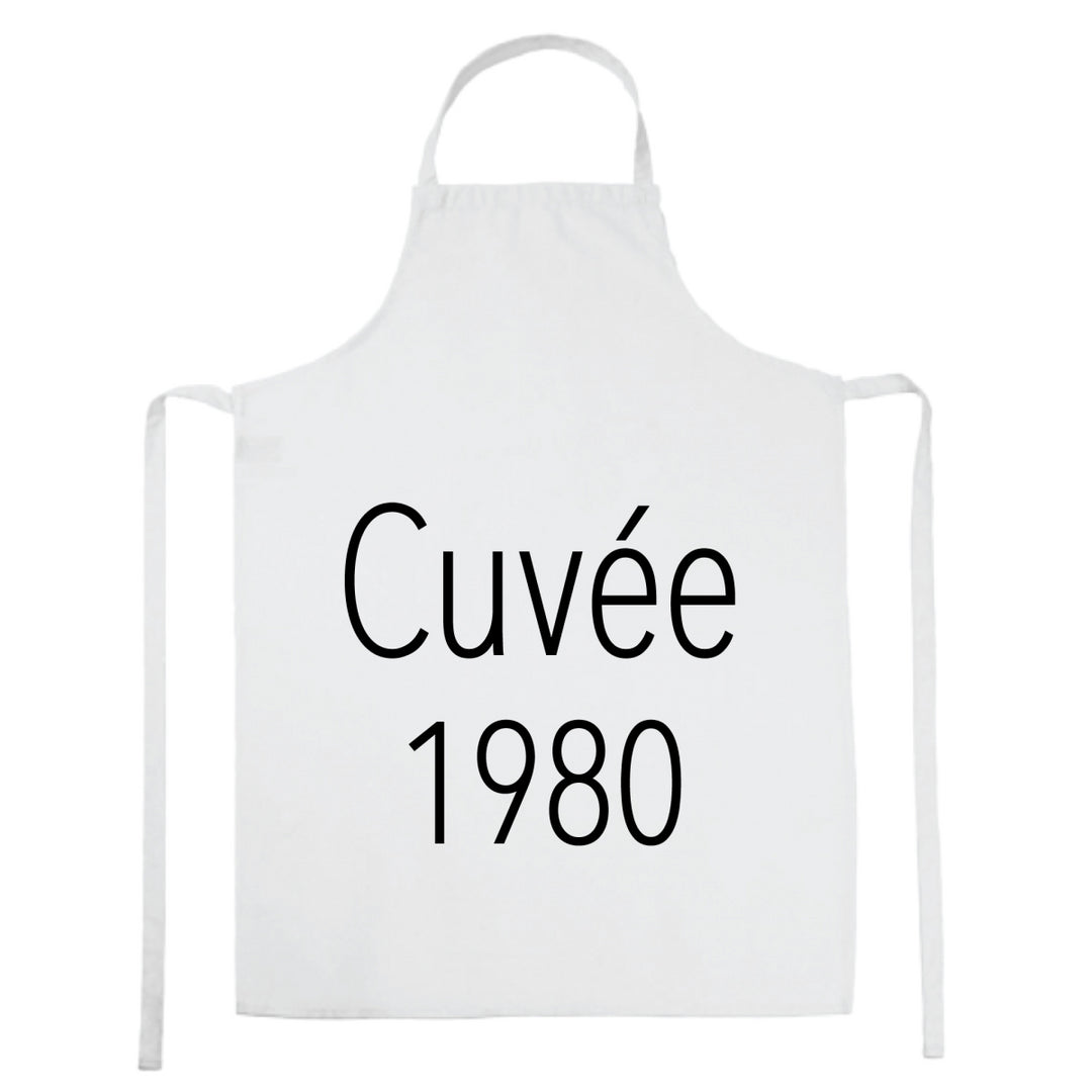 Tablier de cuisine Cuvée 1980