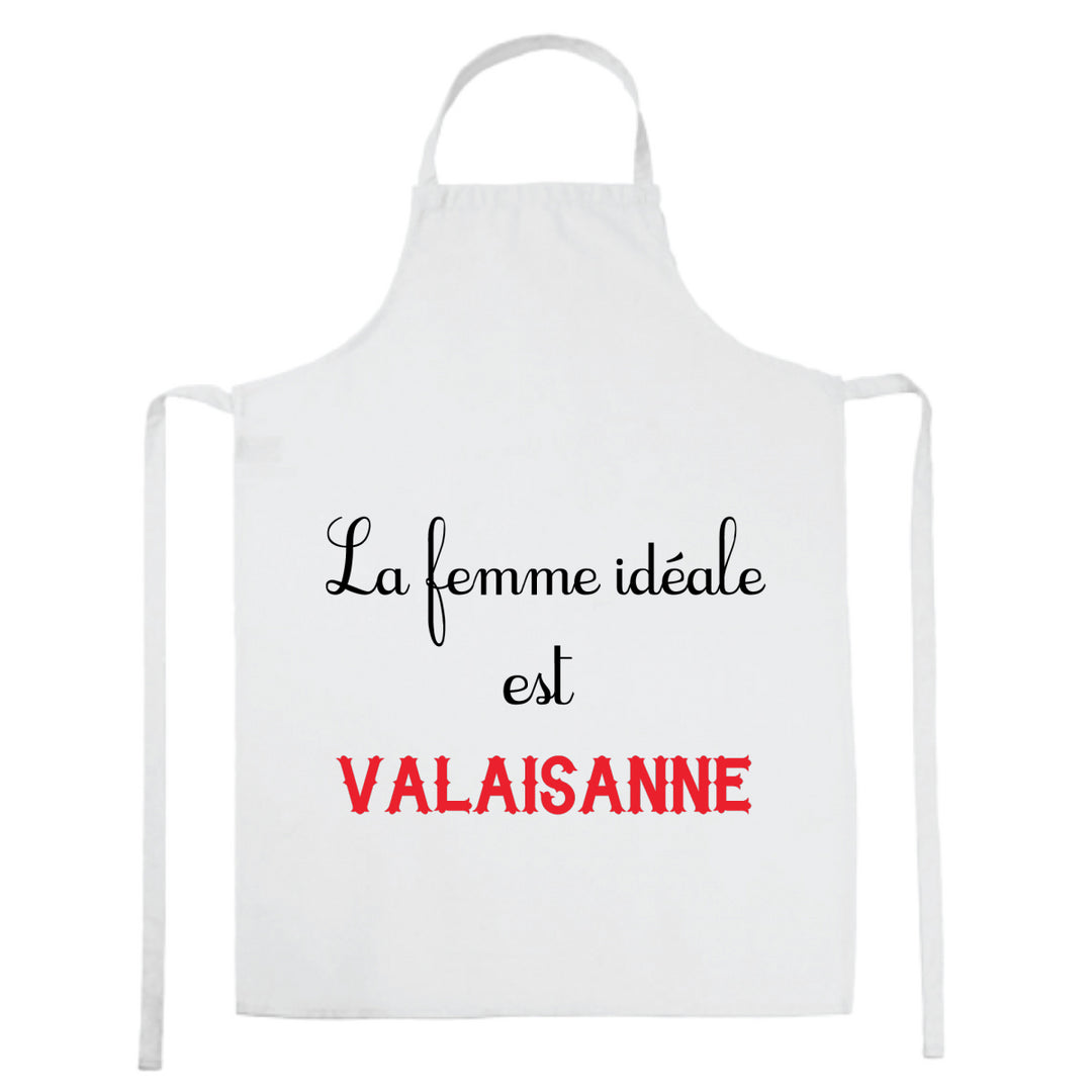 Tablier de cuisine La femme ideale Valaisanne