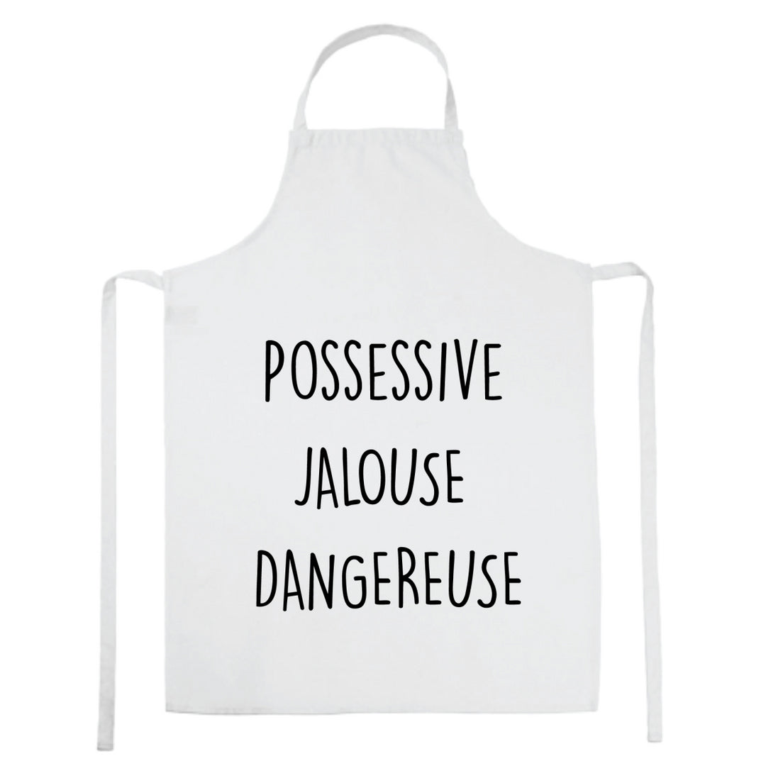 Tablier de cuisine Possessive jalouse dangereuse