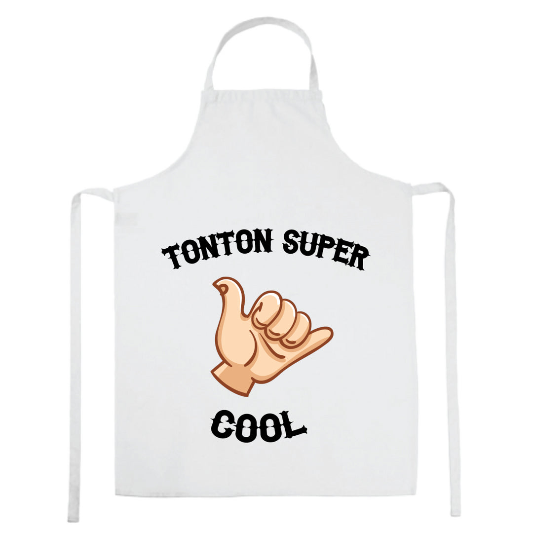Tablier de cuisine Tonton super cool