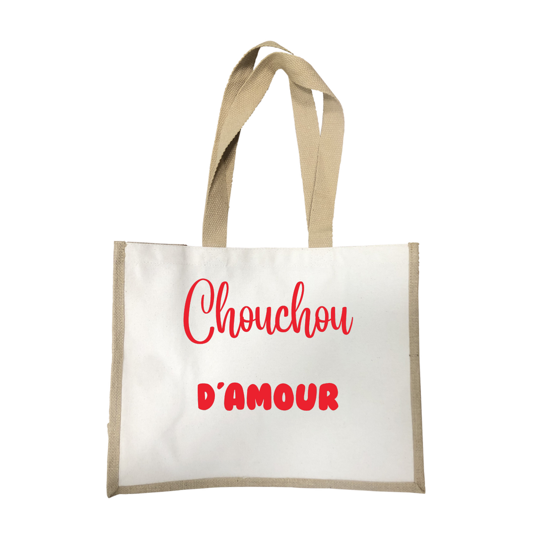 Grand sac Chouchou d'amour écru