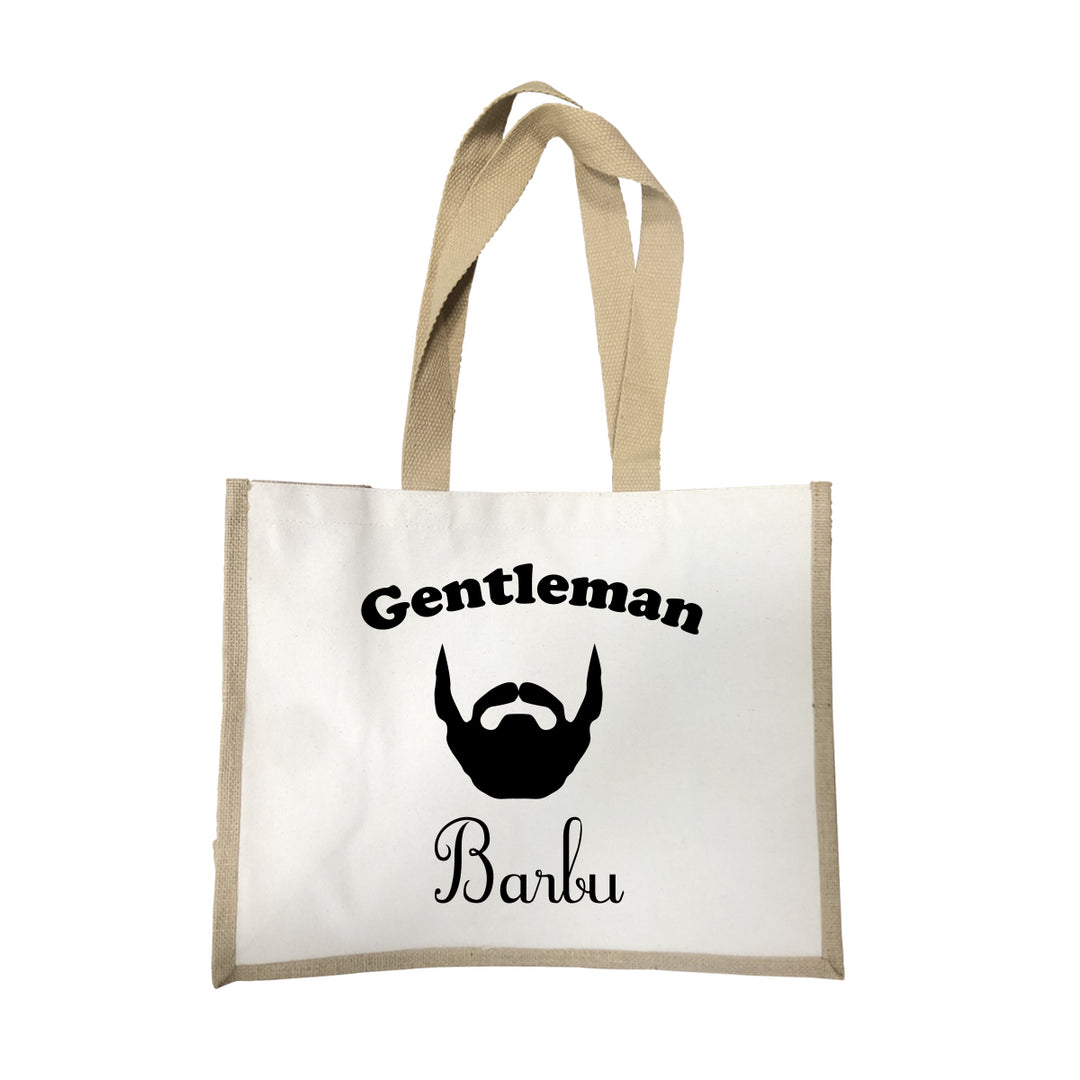Grand sac Gentleman barbu écru