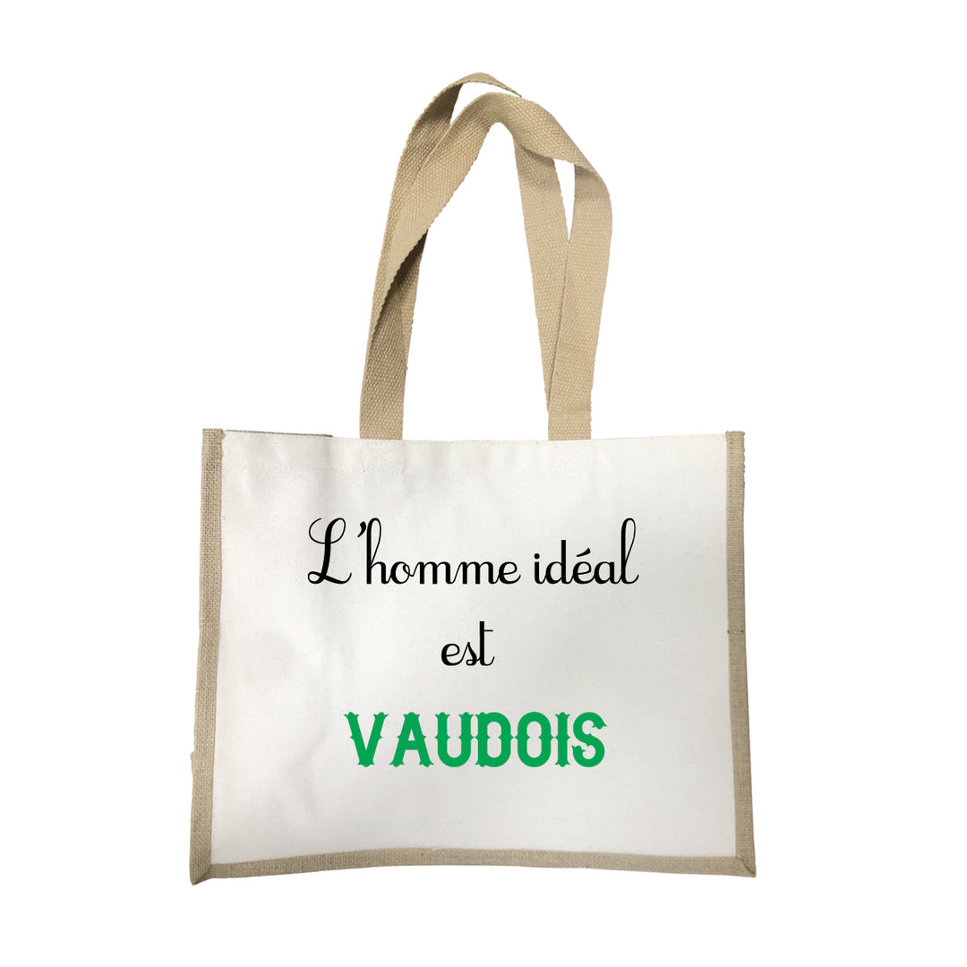 Grand sac L'homme ideal Vaudois 2 écru