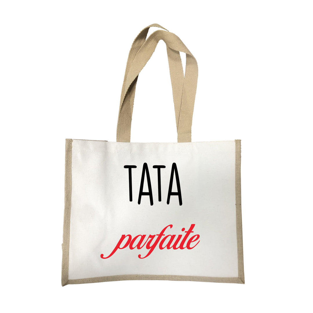 Grand sac Tata parfaite écru