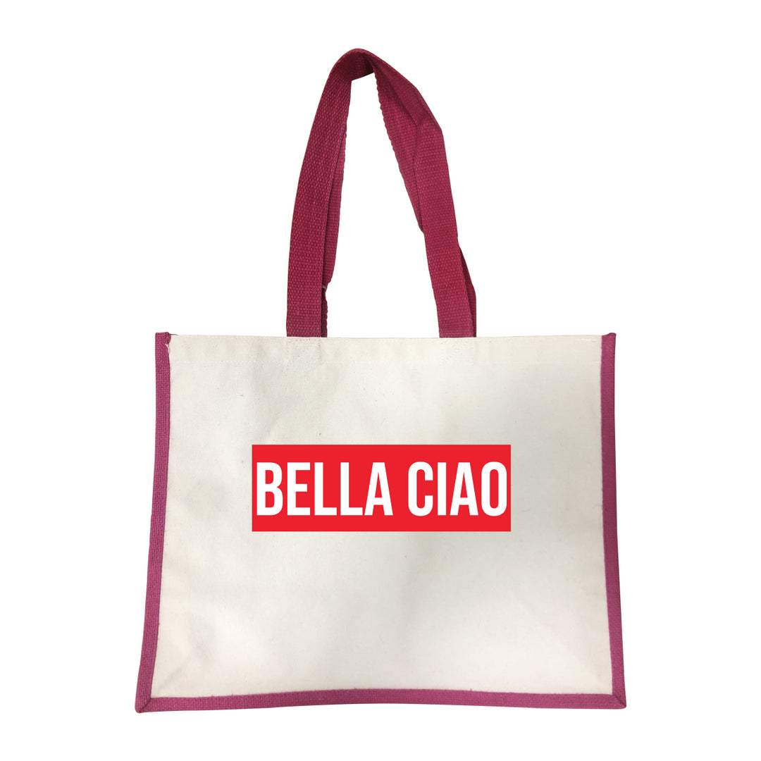Grand sac Bella Ciao rose