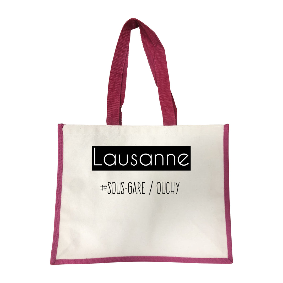 Grand sac Sous Gare Ouchy rose