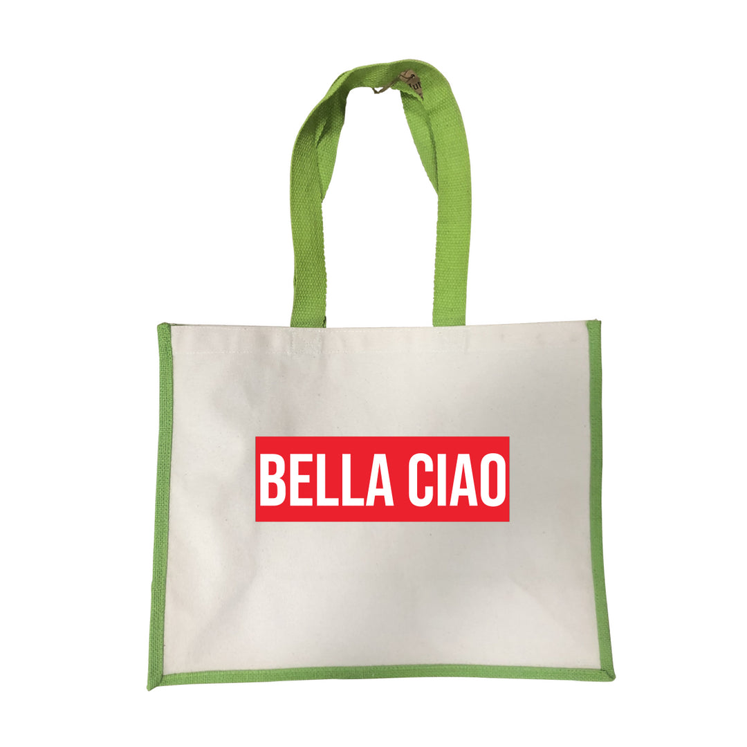 Grand sac Bella Ciao vert
