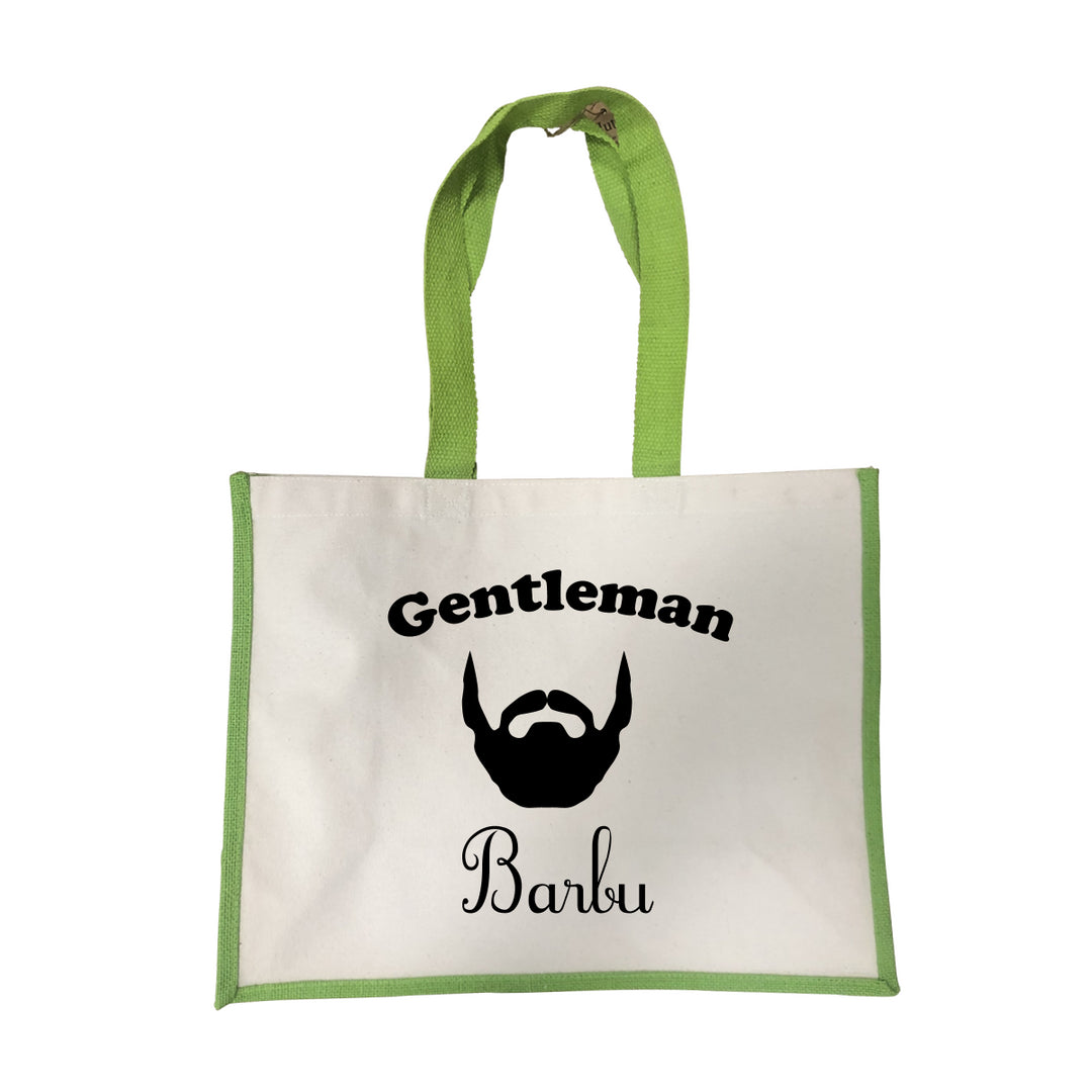 Grand sac Gentleman barbu vert