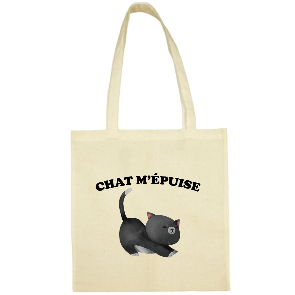 TOTE BAG CHAT NOIR - PARIS GLAM TOTE BAG CHAT NOIR - PARIS GLAM
