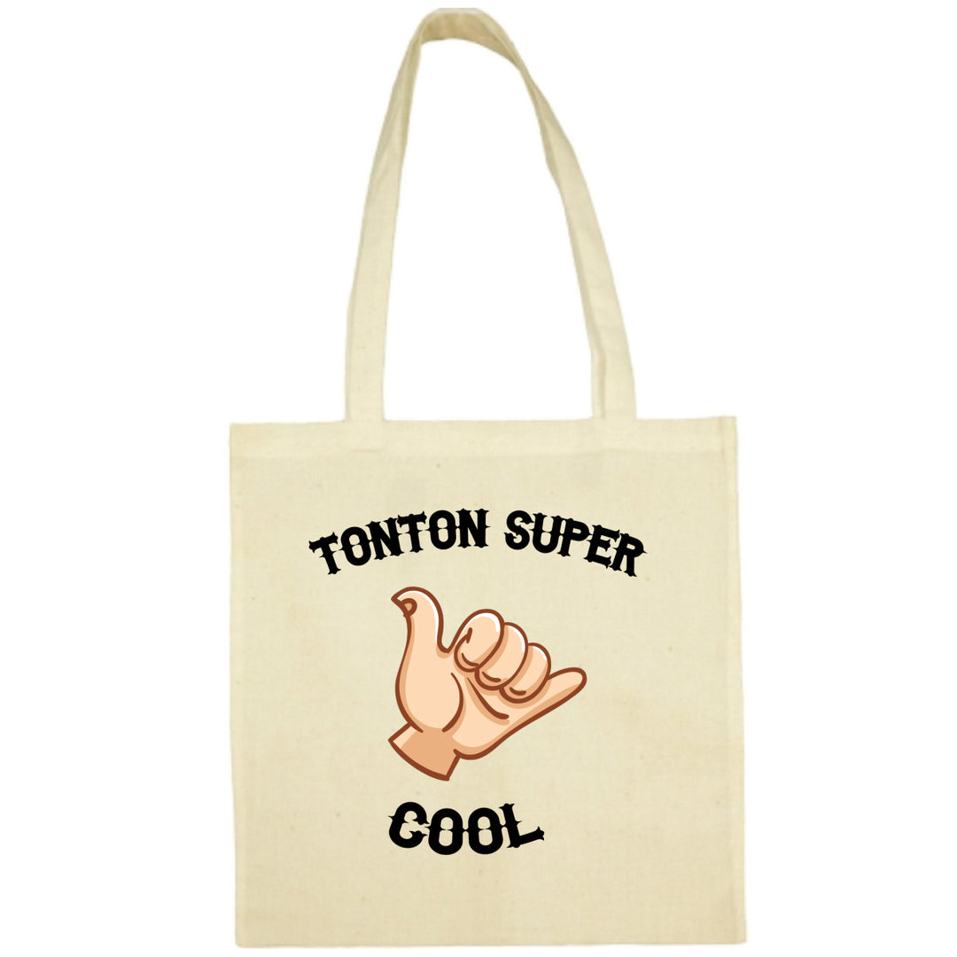 Tote Bag Tonton super cool écru