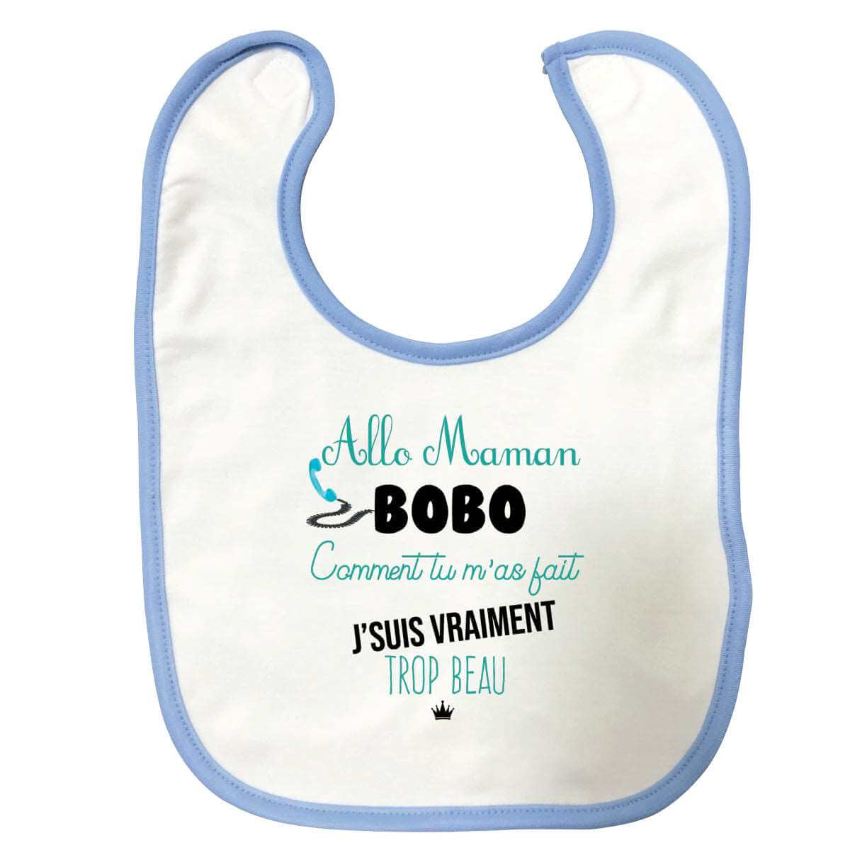 Bavette Allo maman bobo Bleue