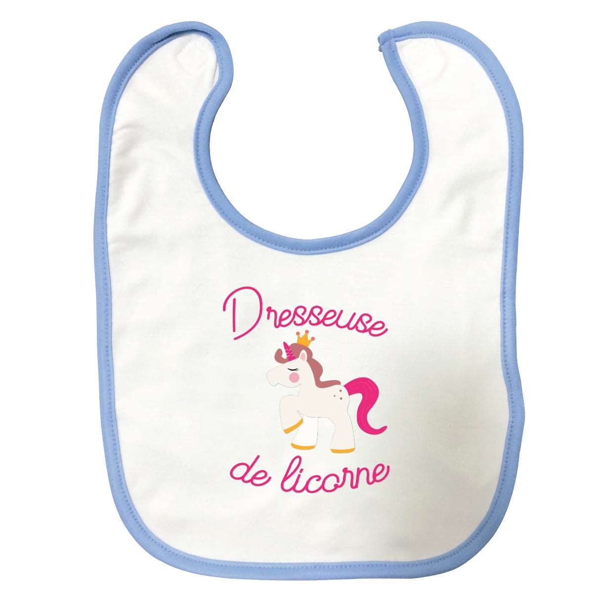 Bavette Dresseuse de licorne Bleue
