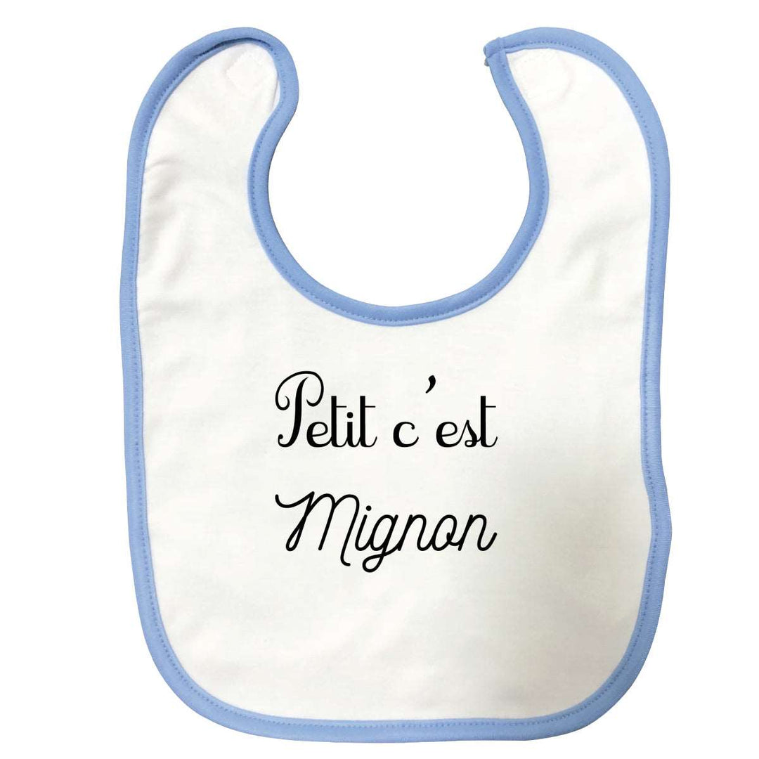Bavette Petit c'est mignon Bleue