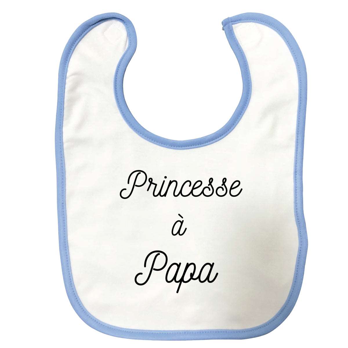 Bavette Princesse a papa Bleue
