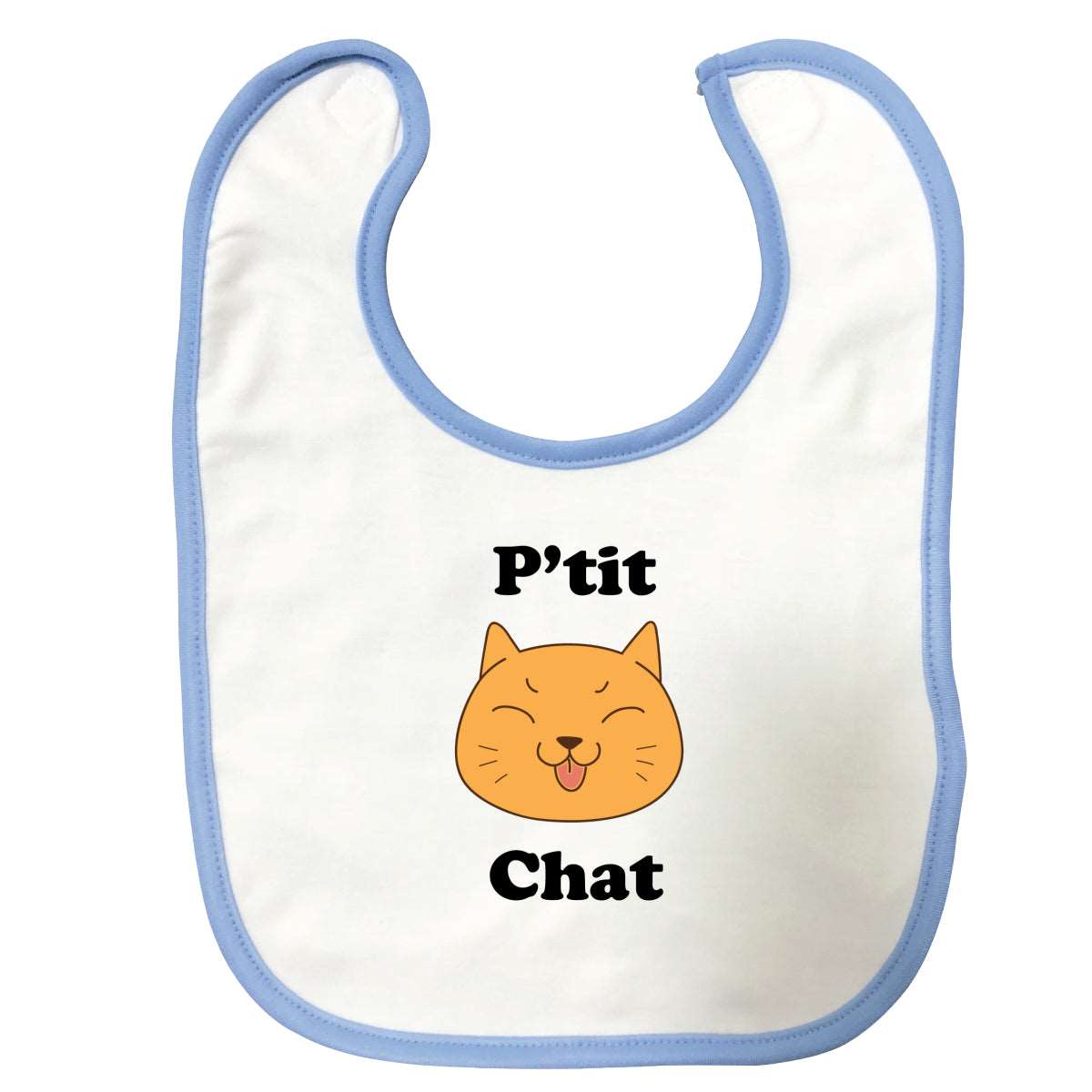 Bavette P'tit chat Bleue