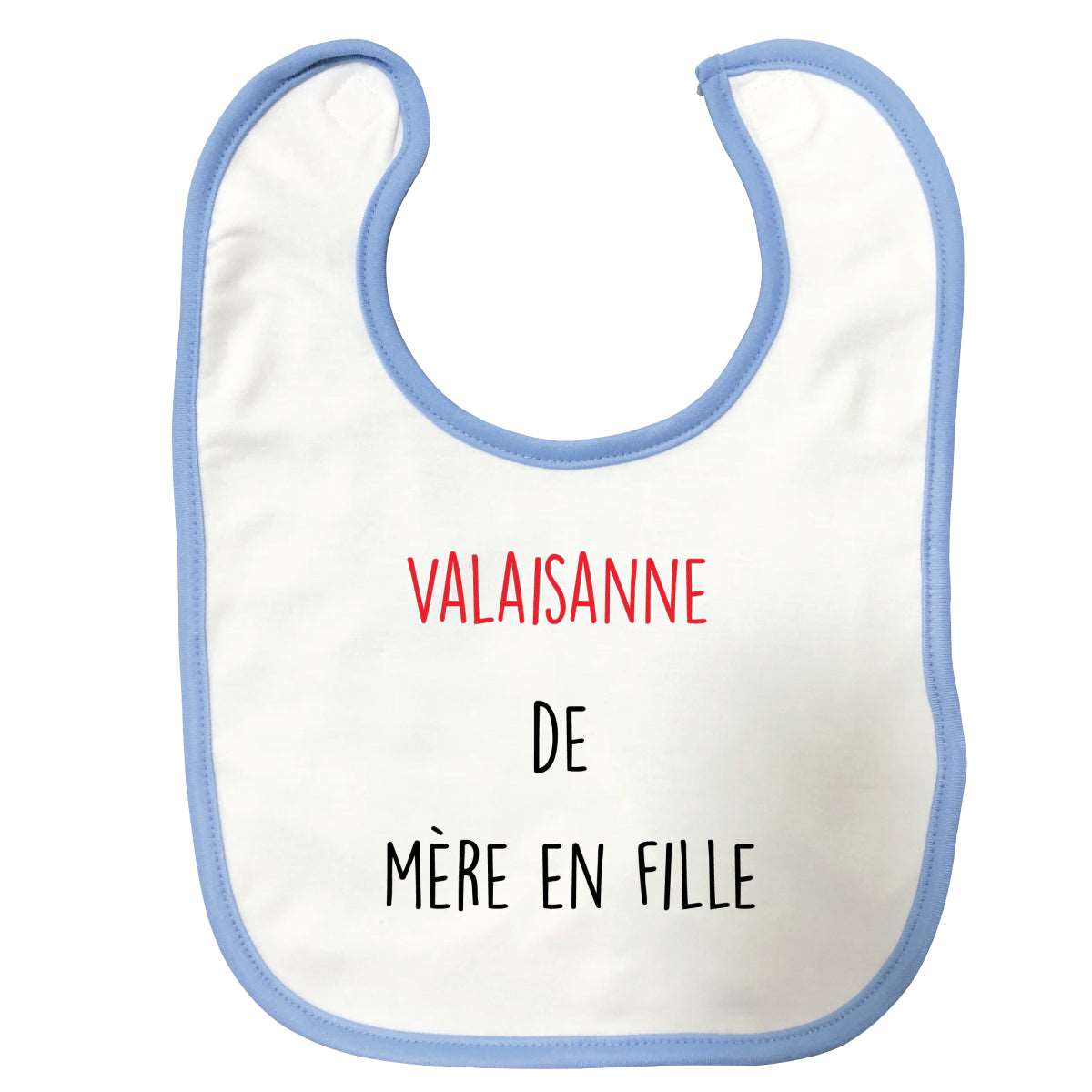 Bavette Valaisanne de mère en fille Bleue