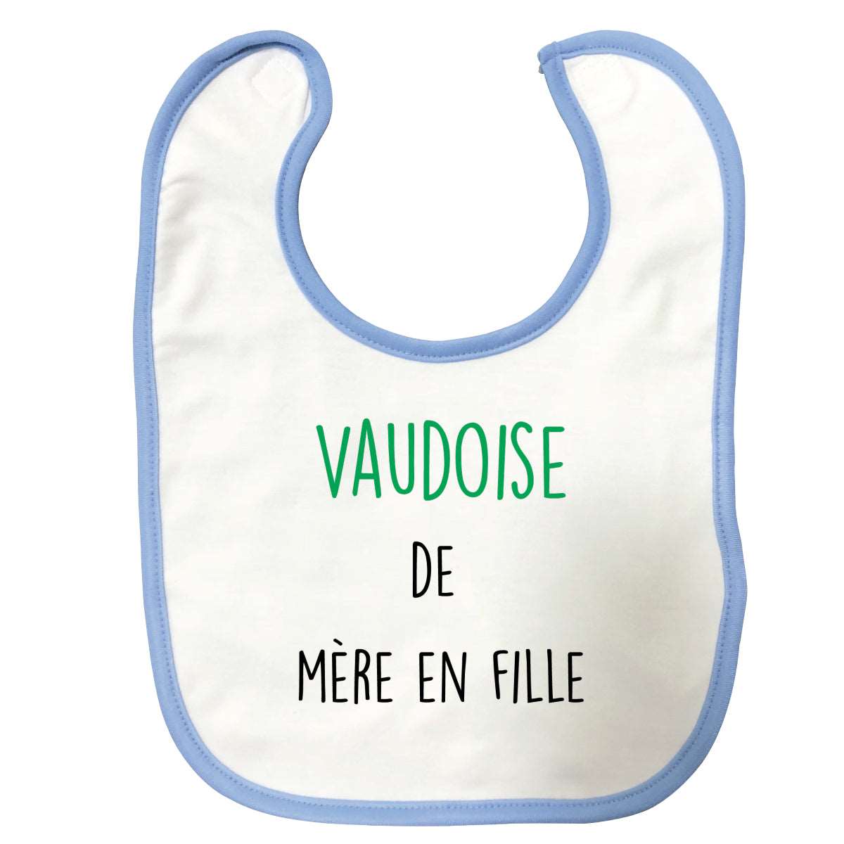 Bavette Vaudoise de mère en fille 2 Bleue