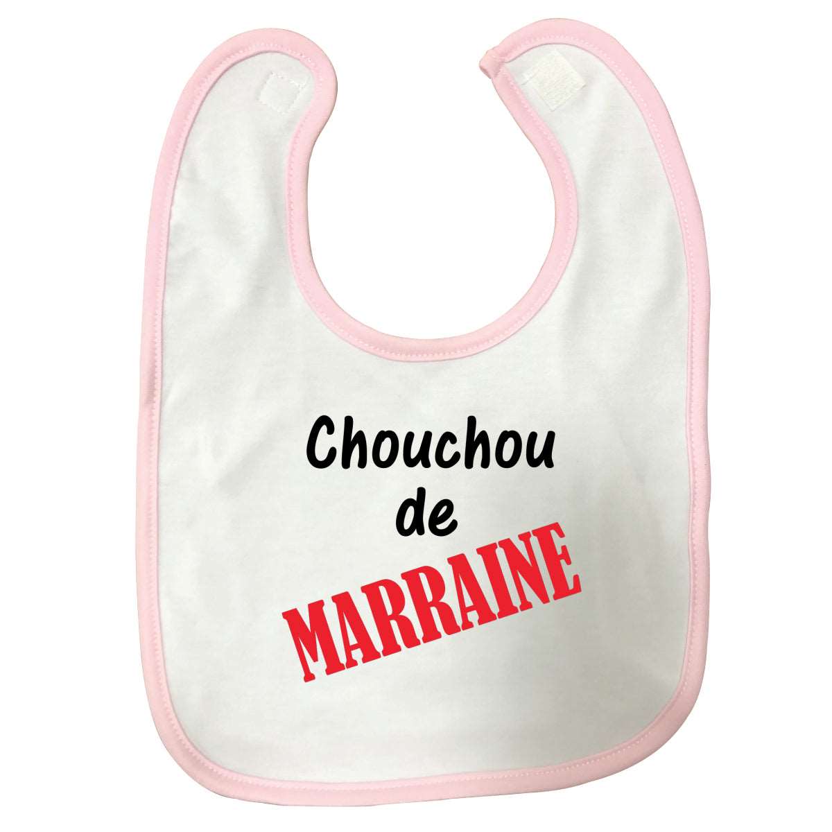 Bavette Chouchou de marraine rose