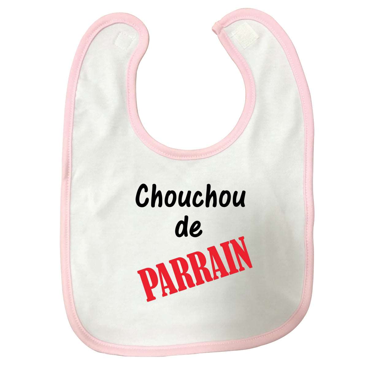 Bavette Chouchou de parrain rose