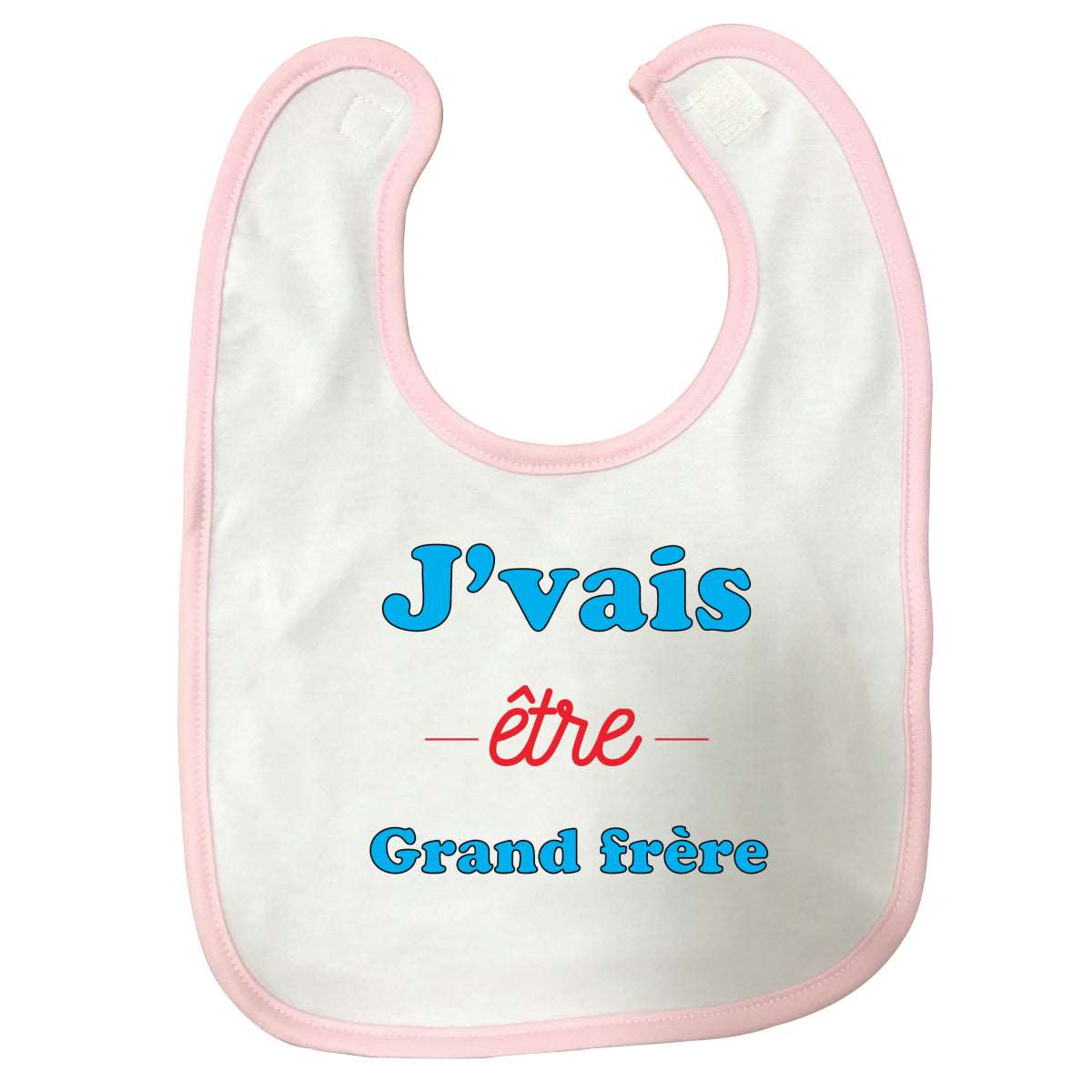 Bavette J'vais etre grand frere rose