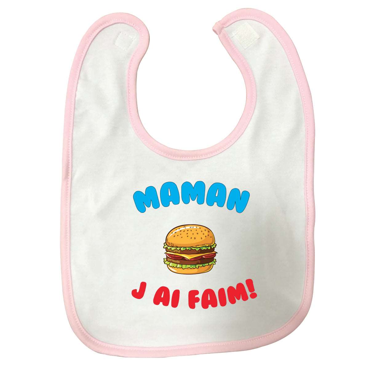 Bavette Maman j'ai faim rose