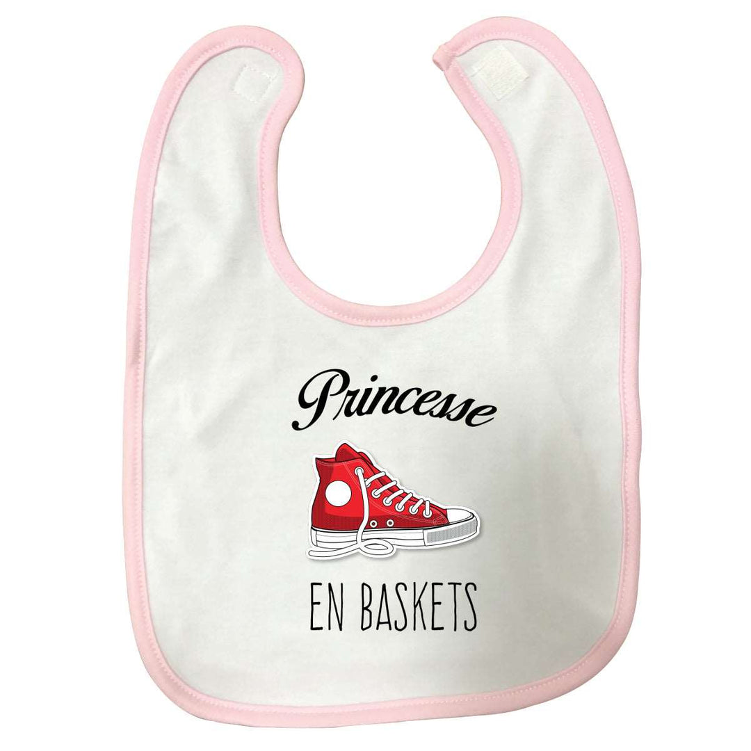 Bavette Princesse en baskets rose