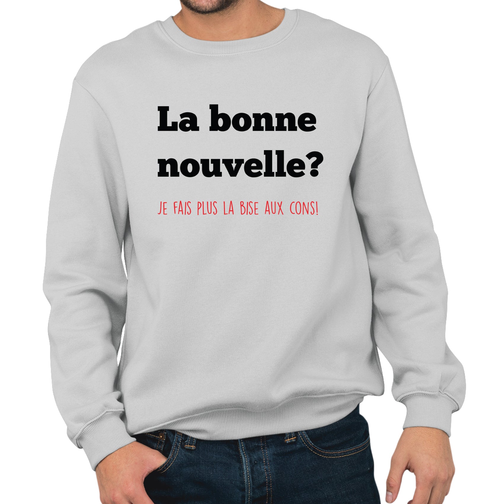 Sweat homme La bonne nouvelle? - L'atelier Suisse