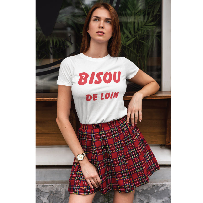 T-shirt femme Bisou de loin