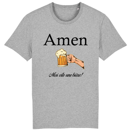 T-shirt homme Amen moi vite une bière