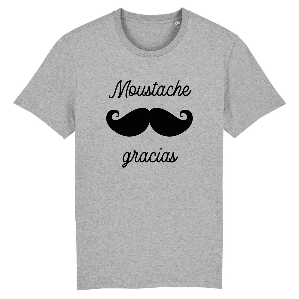 T-shirt Homme Moustache gracias