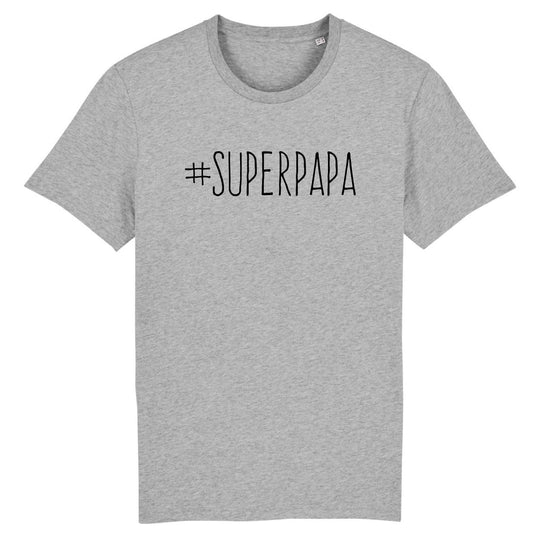T-shirt Homme Superpapa (à personnaliser)