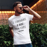 T-shirt homme Le coronavirus a ruiné mon couple