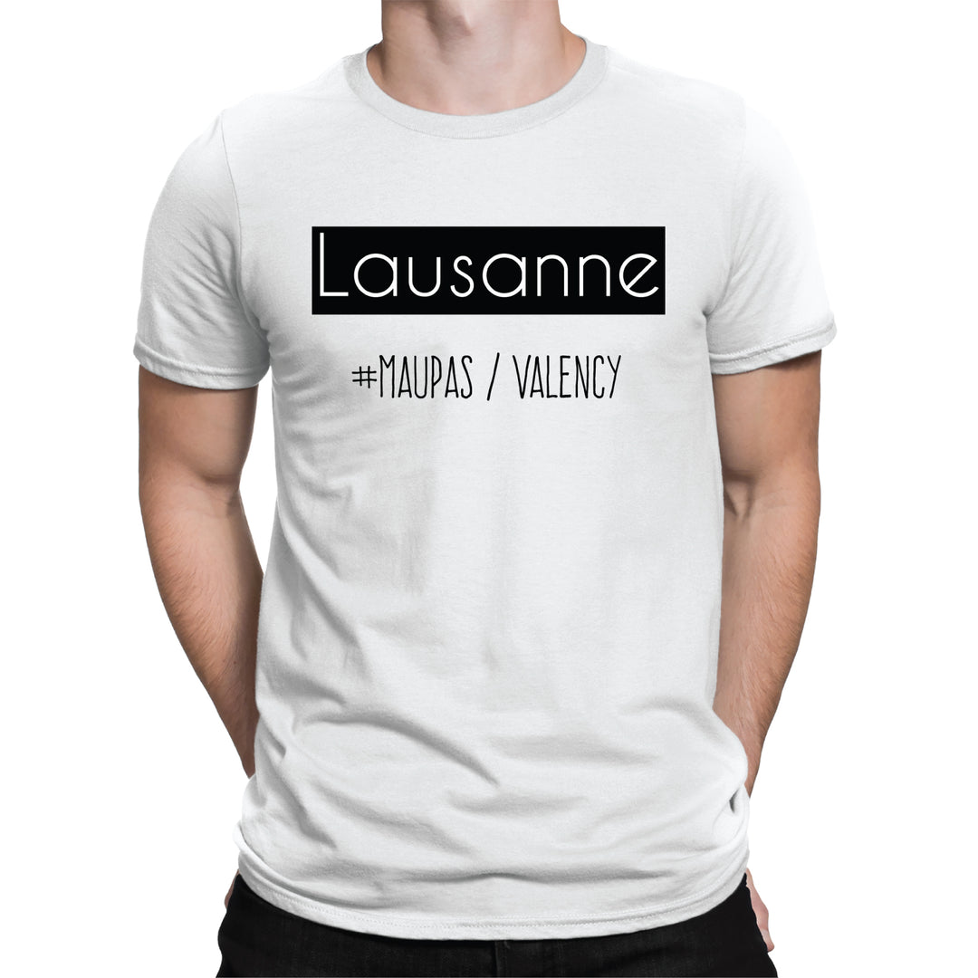 T-shirt-homme-personnalisé Maupas-Valency - L'atelier Suisse