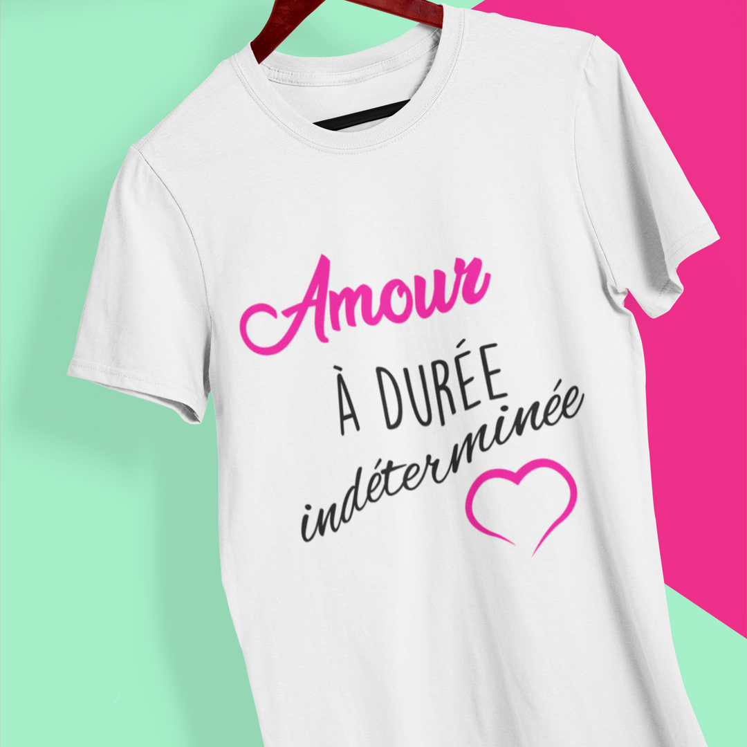 T-shirt femme Amour à durée indéterminée