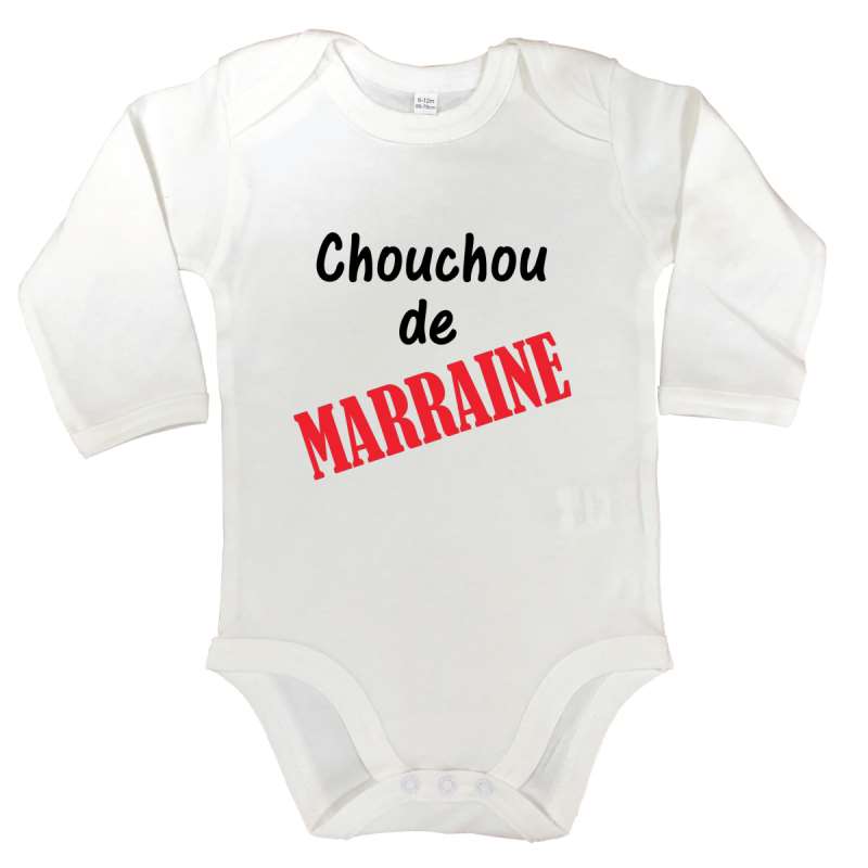 Body manches longues Chouchou de marraine