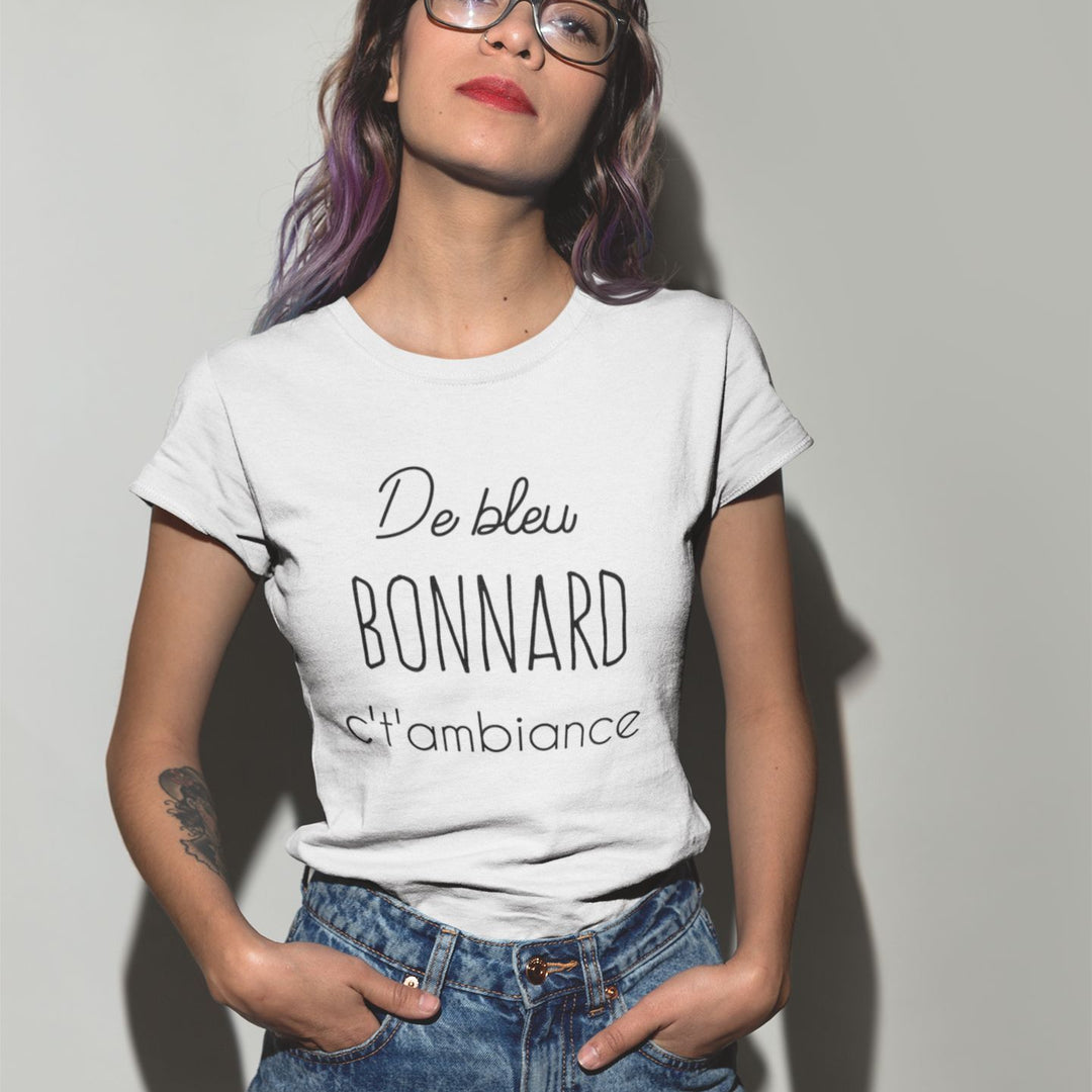 T-shirt femme De bleu bonnard c't'ambiance - L'atelier Suisse
