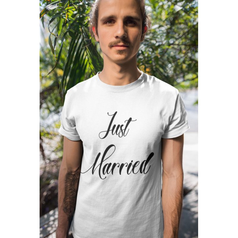 T-shirt homme Just married
